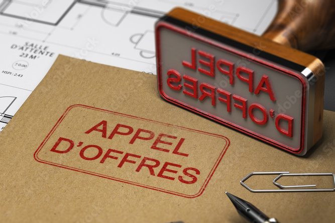 appels d'offres, marchés publics, dépôt d'appel d'offres